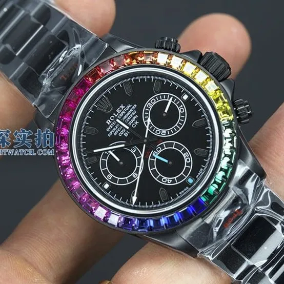 NOOB palace-level watch Rolextop-tier replicaDaytona4130movementblaken modified watch details