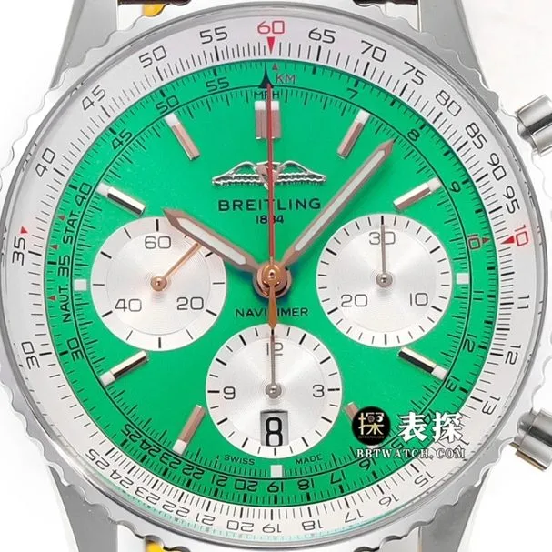 Breitling1:1replica watch,BLS aviation chronographreplica watch,front live photo