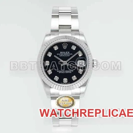 ARF FactoryRolex log top-tier 1:1high-quality replicablack dial31mm three grid link 278274front live photo
