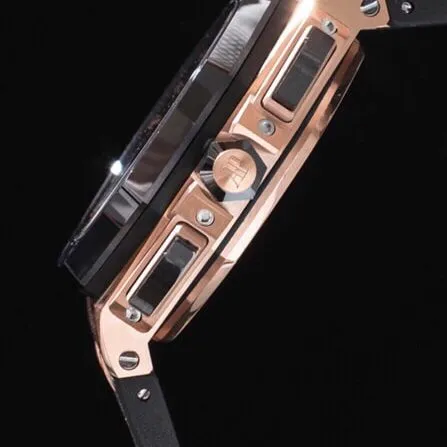 top-tier APFAudemars PiguetRoyal Oak offshore rose goldblack dial26400 watch movement chart