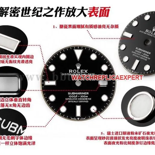 Evaluation of the difference between RFRolexSubmarinertop-tier and genuine Shocking launch thickness comparison chart