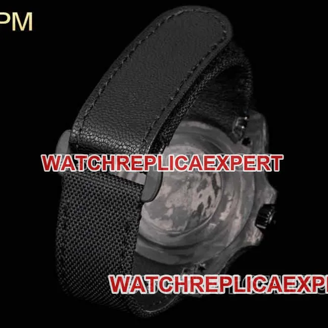 PPM factory RolexSubmarinersuper cloneblack dial carbon fiber 3135 black leather strap front live photo