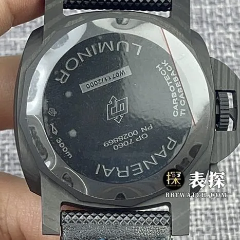 VS factory Panerai PAM01661 top watch men's black disk strap models pictures and price front real picture