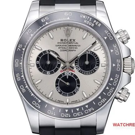 watch ZF FactoryRolexDaytona gray plate gold case 4131 mechanical front live photo