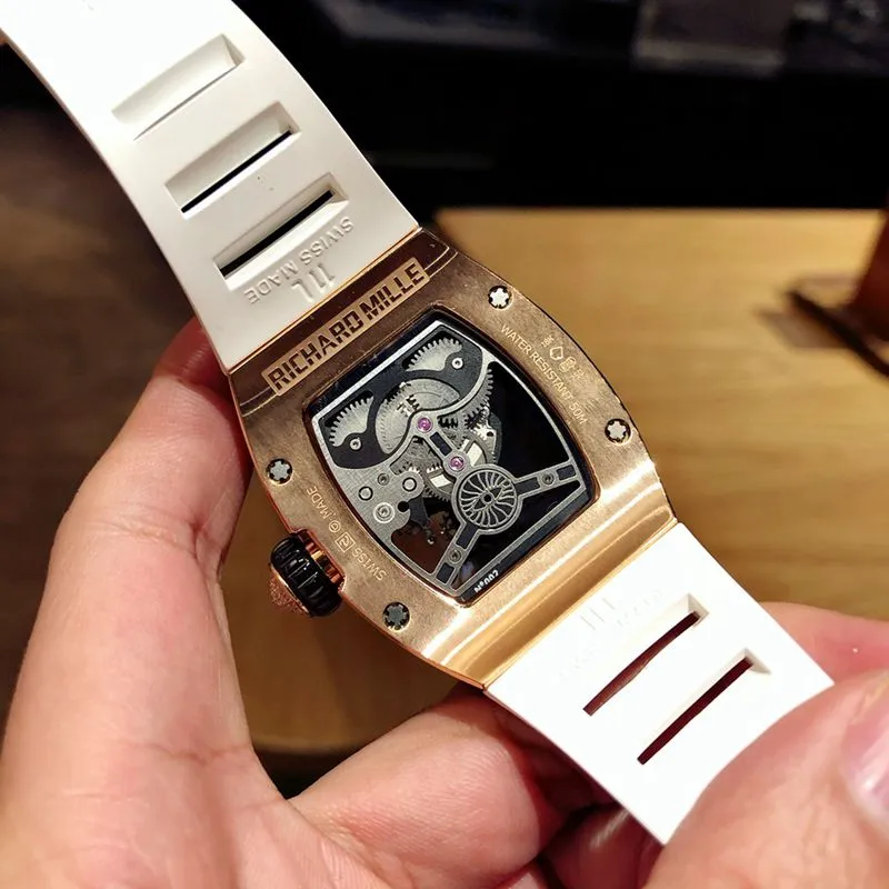 Richard Mille high-quality watch RichardMille Gypsophila series men's mechanical watch front view