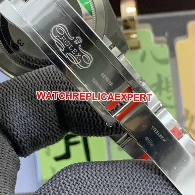 VS Factorytop-tier watch log Rolexblack dial3235 mechanical 41mmside live photo