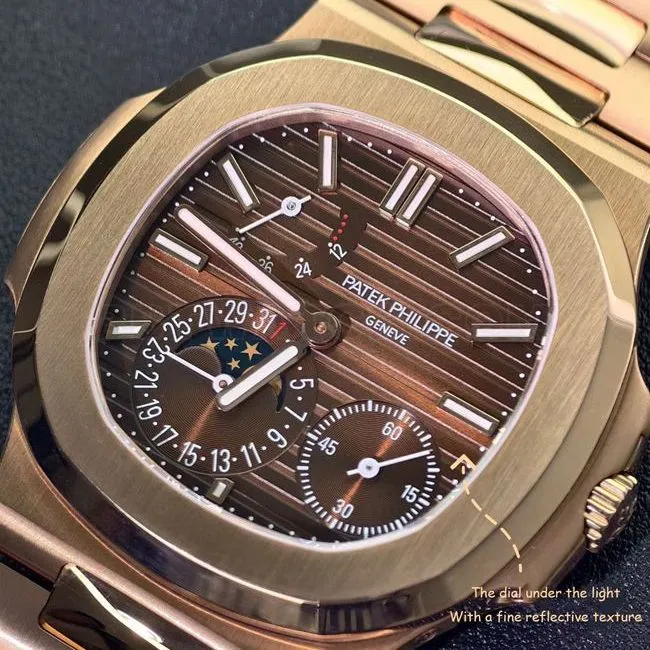 UMI factory Patek Philippe Nautilus5712 top-tier watch comparison Genuine difference braceletlive photos