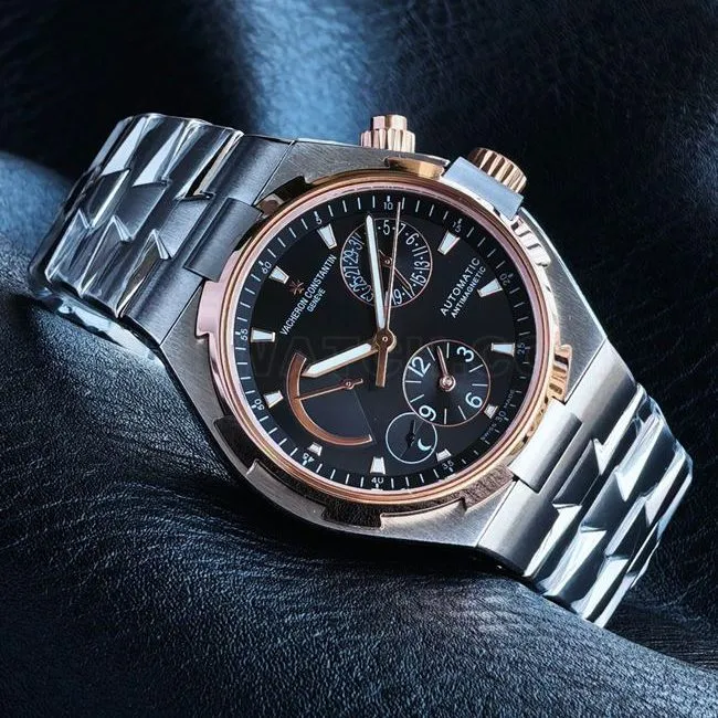 top-tier watch KR factory across the world Vacheron Constantinrose goldblack dial47450front live photo