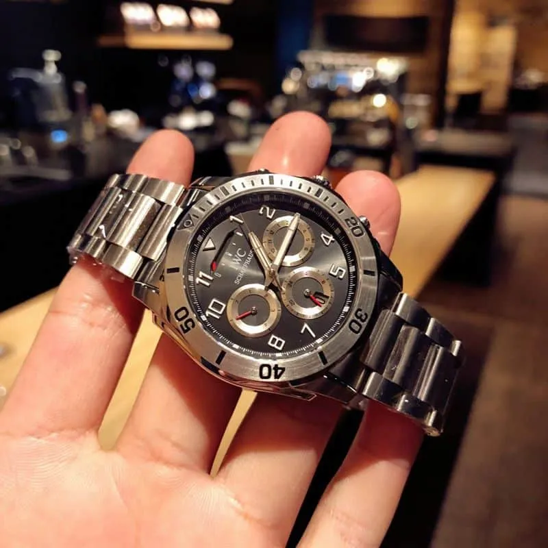IWC watch IWC Sun Moon Star Air Force One special forces watch front view