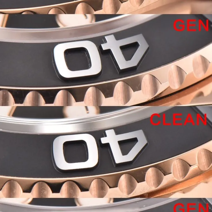 C factory yacht master type rose gold genuine and fake comparison evaluation Rolextop-tier table dial comparison chart