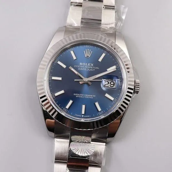 watch ar log Rolex116334-72210blue dial904lstainless steeldetail shots
