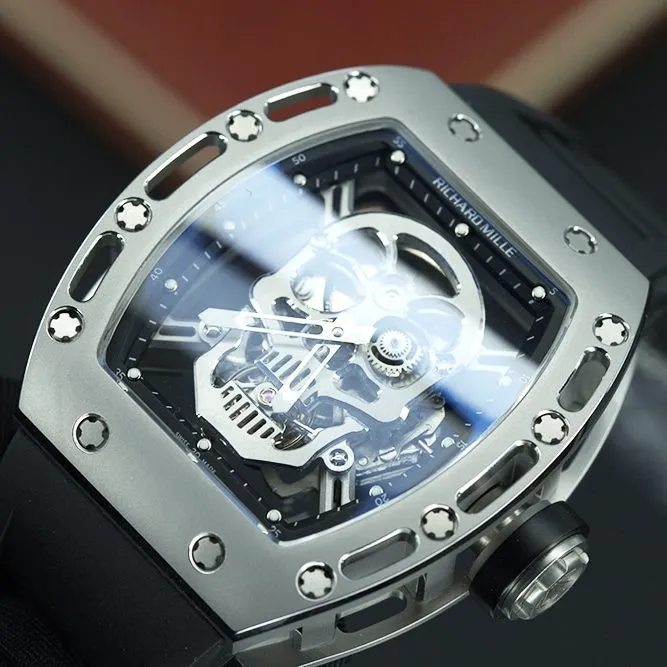 YS factory Richard MilleRM521:1super watch men's skull rubber model picture and price front live photo