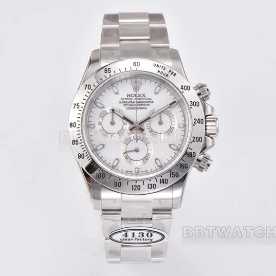 Factory C Rolex Daytona1:1top-tier Bai Gangdi 116520-78590braceletlive photos