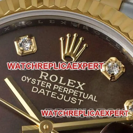 ARF FactoryRolex log top-tier 1:1high-quality black mother-of-pearl plate 31mm gold five-grid chain link 278273front live photo