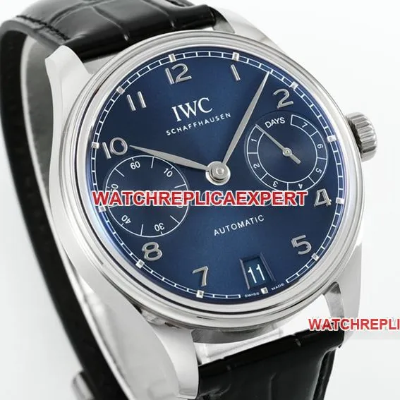 APSIWC watch Portugal 1:1super clone2024 new blue dialIW501704front live photo