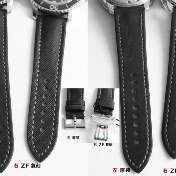 Blancpain1:1replica watch, ZF Fifty Fathoms watch, back comparison picture