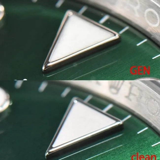 CLEANRolexC factory Starbucks Submariner3135 top-tier watch and Genuine difference and process evaluation detail shots