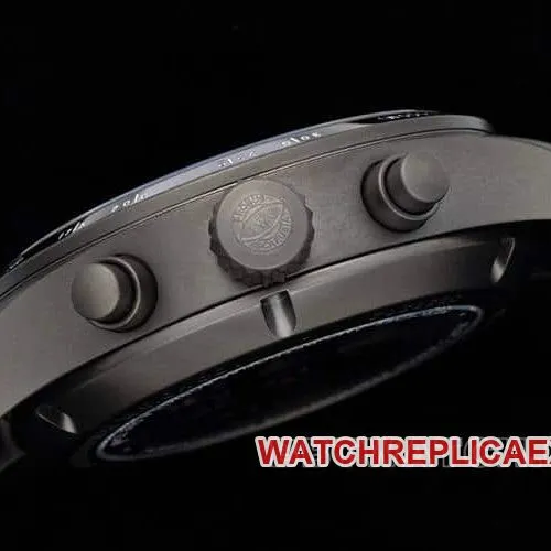BLSIWC pilot top-tier 1:1high-quality replicablack dialchronograph rubber model IW388306front live photo