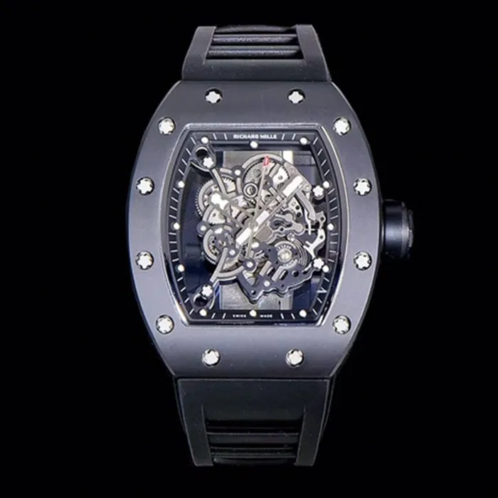top-tier watch Richard Mille men's black dial V2