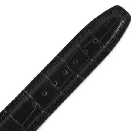 ZF Factorytop-tier watch IWC men's automatic movementleather strapblue dial black belt Portofino series watch front view