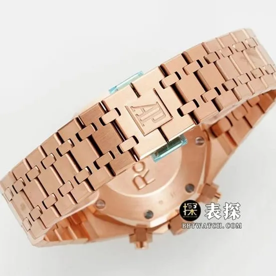 IPFRoyal OakAudemars Piguet1:1replica watch brown panda plate steel bracelet model 26331OR.OO.1220OR.02braceletlive photos