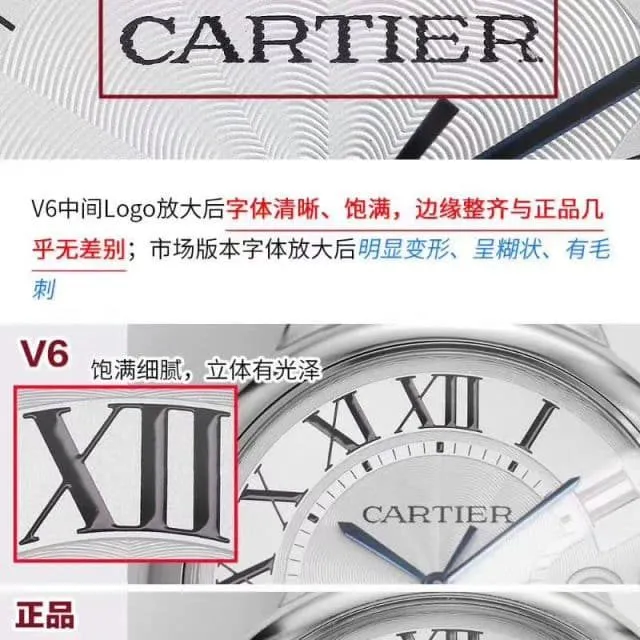 V6 Cartier Blue Balloon 42 Large Men’s Watch Review – Flying Blue Balloon boutique style bottom cover detail shots