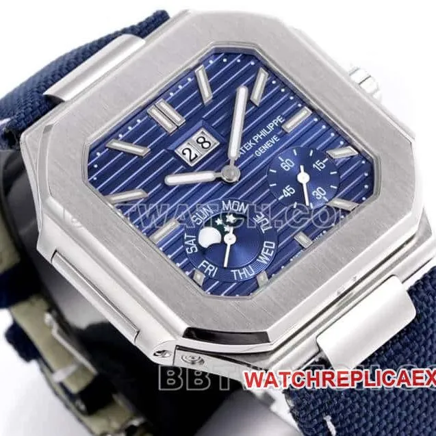 3K FactoryPatek PhilippeCUBITUS1:1super cloneblue dial5822front live photo