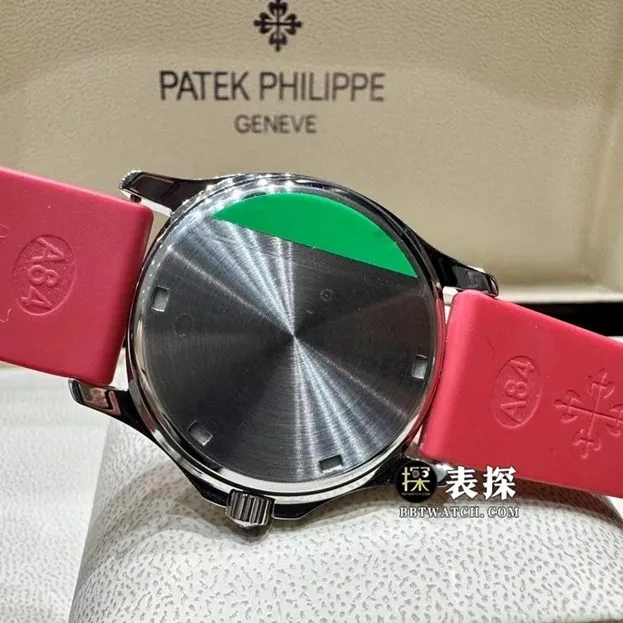MMA factory Patek Philippe5067Atop-tier watch ladies red dial rubber model picture and price side live photo
