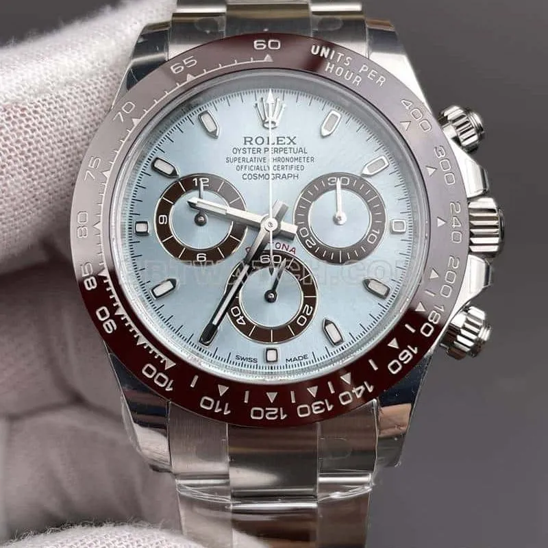 VSRolexDaytona1:1super Bing Landi126506front live photo