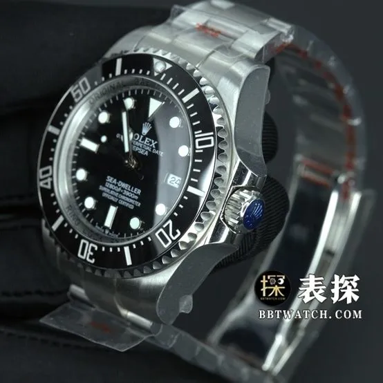 GM FactoryRolex Sea-Dweller top-tier watch black dial Ghost King steel bracelet model pictures and prices front live photo