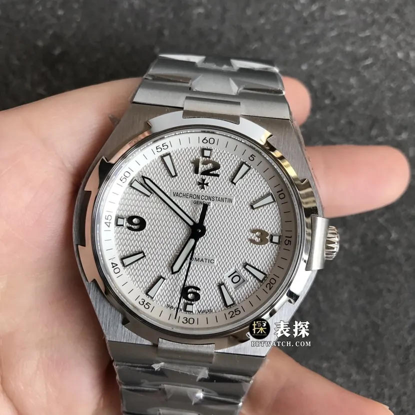 MKSVacheron Constantin watch men's white dialsteel bracelet pictures and prices front live photo