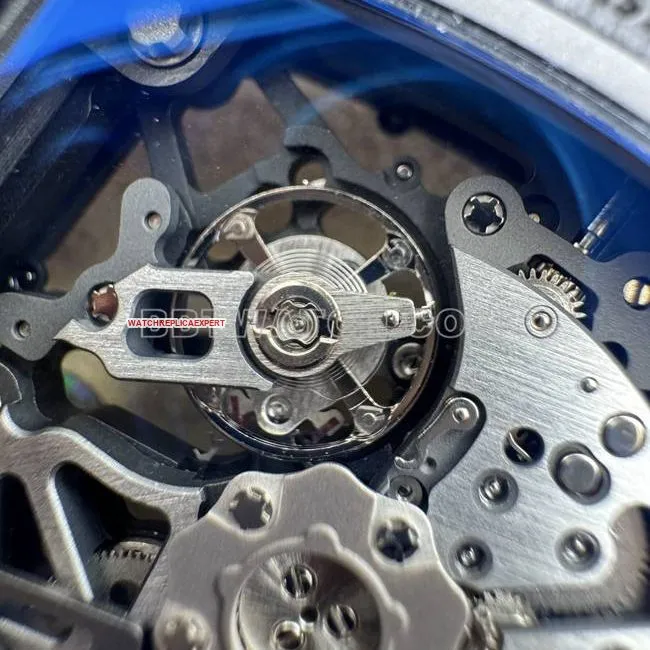 collectible watch APS factory Richard Mille carbon fiber red circle RM35-02movementlive photos