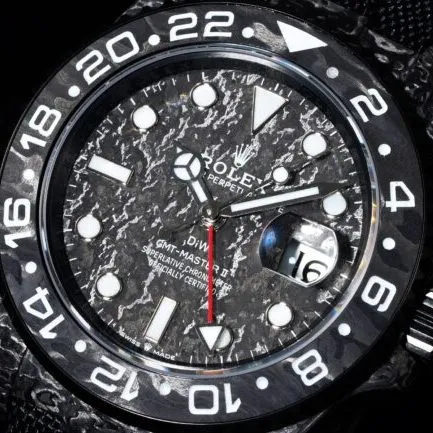 Big factory high-quality replicaVS new product RolexGMT-Master carbon fiber case with hard appearance front view