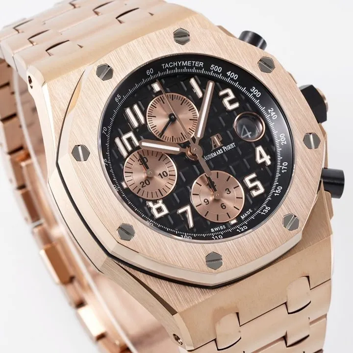 Audemars Piguettop-tier1:1replica watch,APF offshore watch,detail shots
