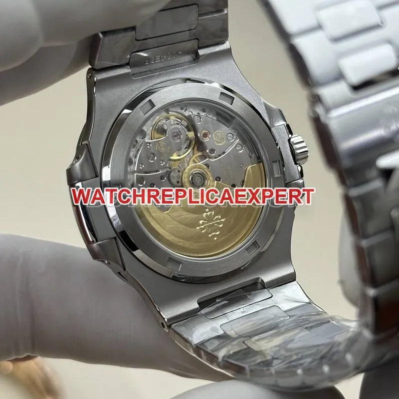 Patek Philippe collectible watch BBF factory Nautilus324movementblue dialsteel bracelet front live photo