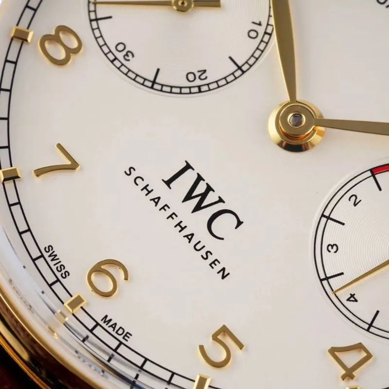 IWCIWCreplica watch Portuguese series annual calendar men's mechanical watch front view