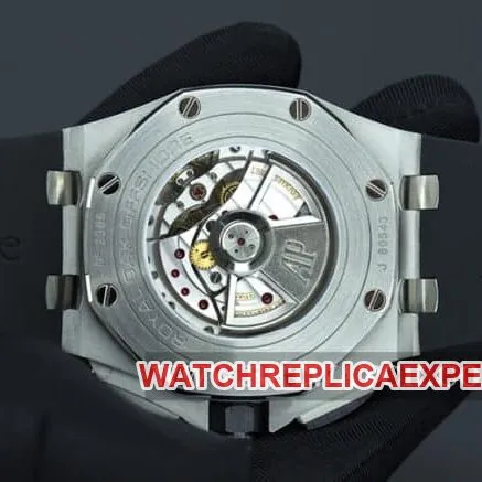 JF factory Audemars Piguettop-tier watch Royal Oak offshore series automatic movement men's white dialrubber strap front view