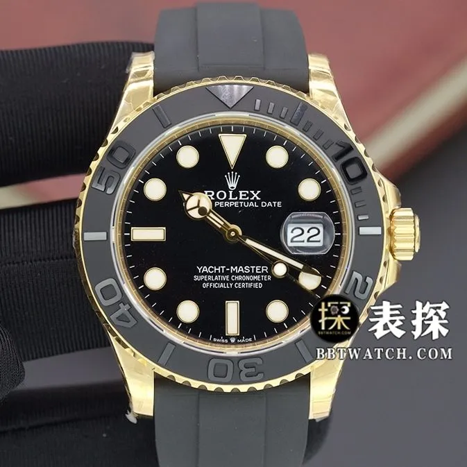 VS Gold Yacht Rolex Yacht-Master top-tier replicaclasp fine-tuning