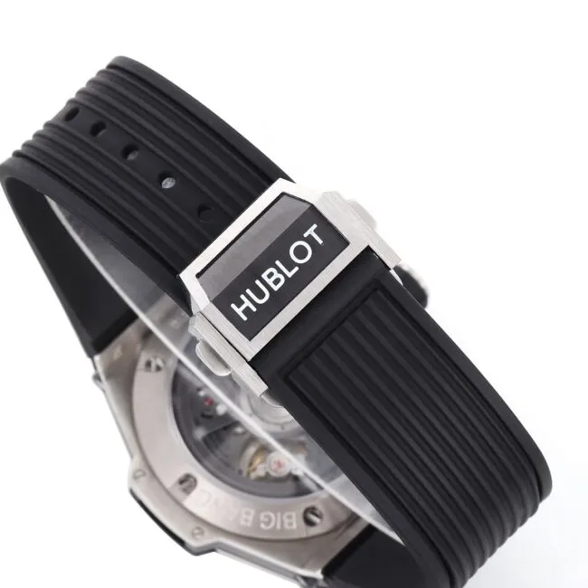 top-tier replicaZFHublot watch big bang series black dialtop-tier artifact new customized Hublot exclusive front view