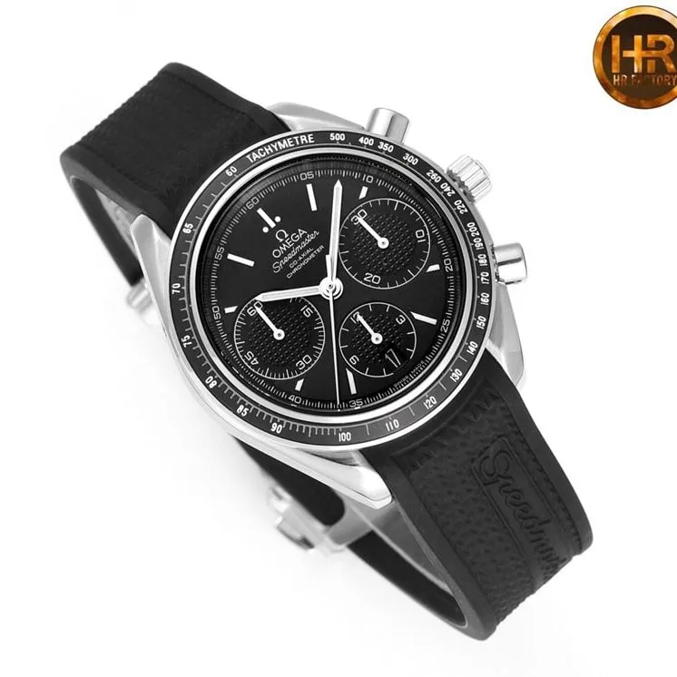 Omega Speedmaster Series 326.32.40.50.06.001replica watch racing multifunctional chronographblack dial front view