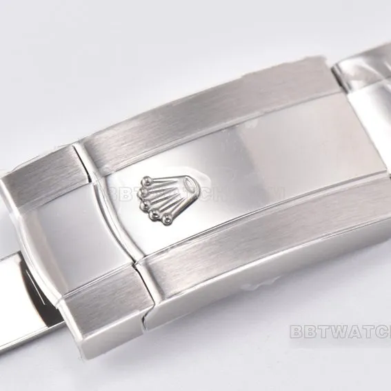C factory Rolex log 1:1top-tier replicawhite dial41mm three-row link m126334-0009braceletlive photos