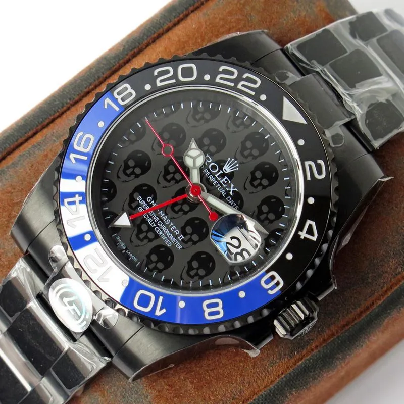 Rolex watch GMT-Master type REVENGE Milgauss revenge series limited edition men's mechanical watch detail shots