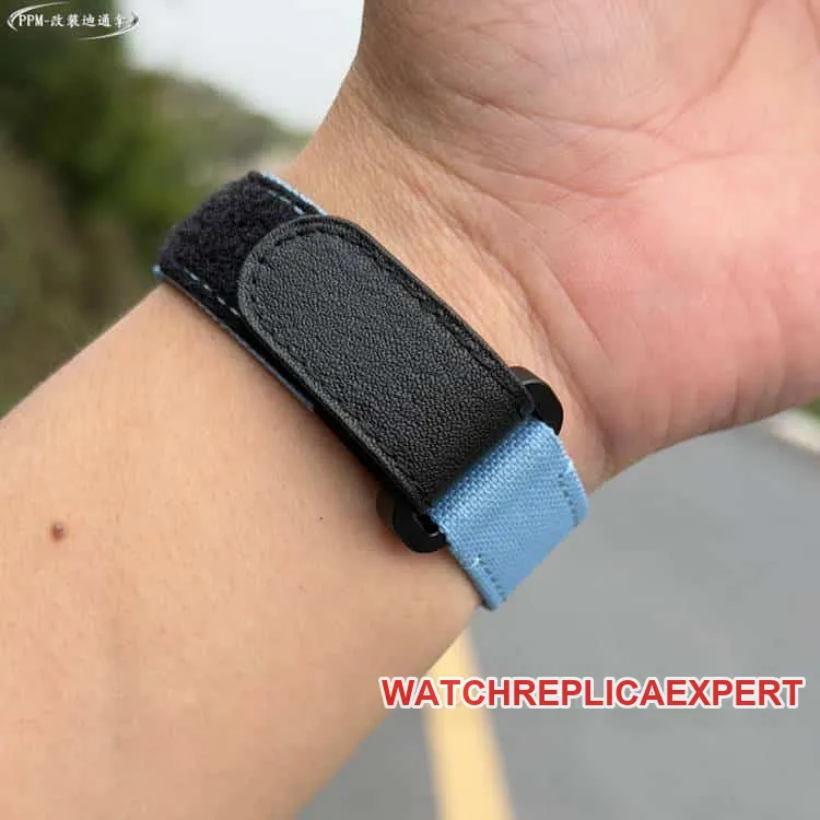 PPMRolexDaytona1:1super blue hollow dialdiamond bezelleather strap braceletlive photos