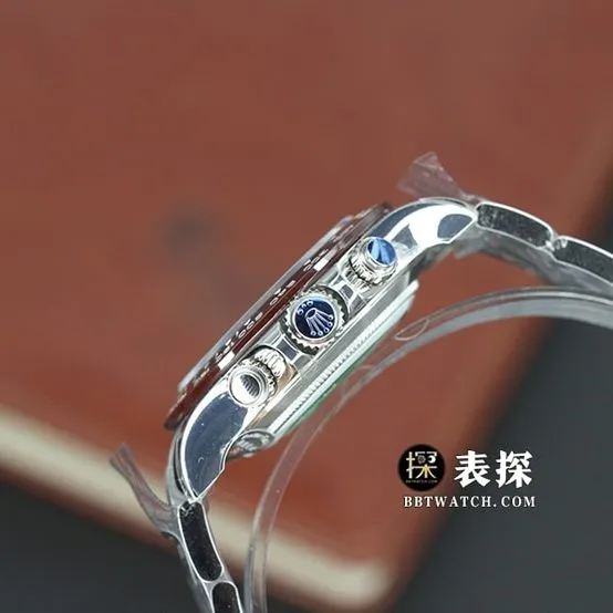 BT factory Rolex Daytona watch men's ice blue steel bracelet picture and price front live photo