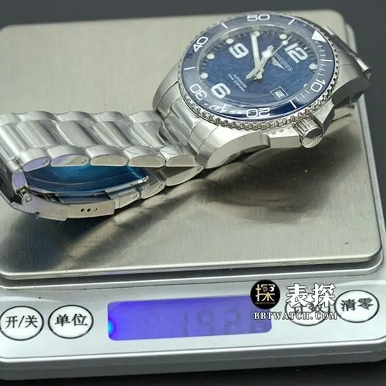 XF factory Concas Longines1:1replica watch lumeblue dialsteel bracelet model L3.782.4.96.6caseback live photo