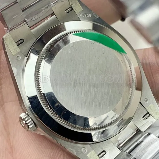 collectible watch PPM factory blue black dial Roman numerals Rolex Day-Date mechanical front live photo