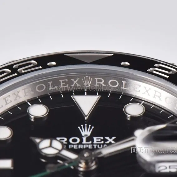 Factory C RolexGMT-Mastertop-tier 1:1high-quality green needle 116710LN-0001caseback live photo