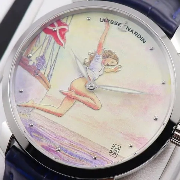 Athens gilt classic series watch 3203-136LE-2/MANARA.03 front view
