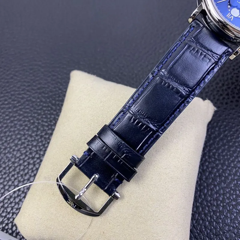IWC watch Portofino series moon phase automatic watch front view