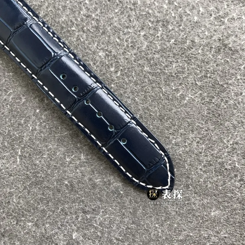 Breitling B01chronograph1:1top-tier watch men's dark blue dialleather strap model pictures and prices front live photo